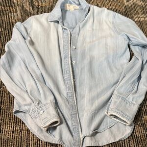 Cloth and stone button down